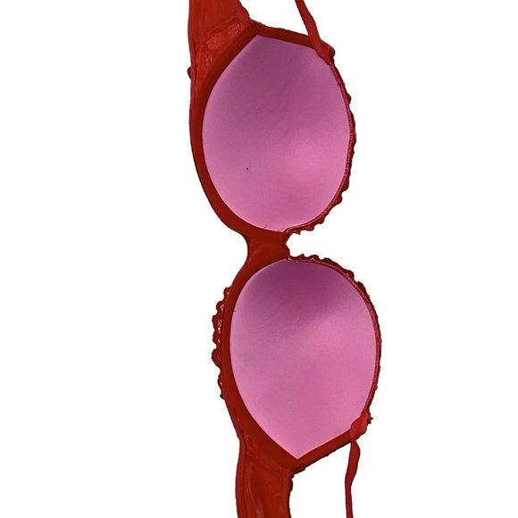 Pink Victoria's Secret Red Date Push-Up Bra - 36D - Picture 11 of 15